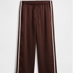 NWT Gap Satin Track Pants